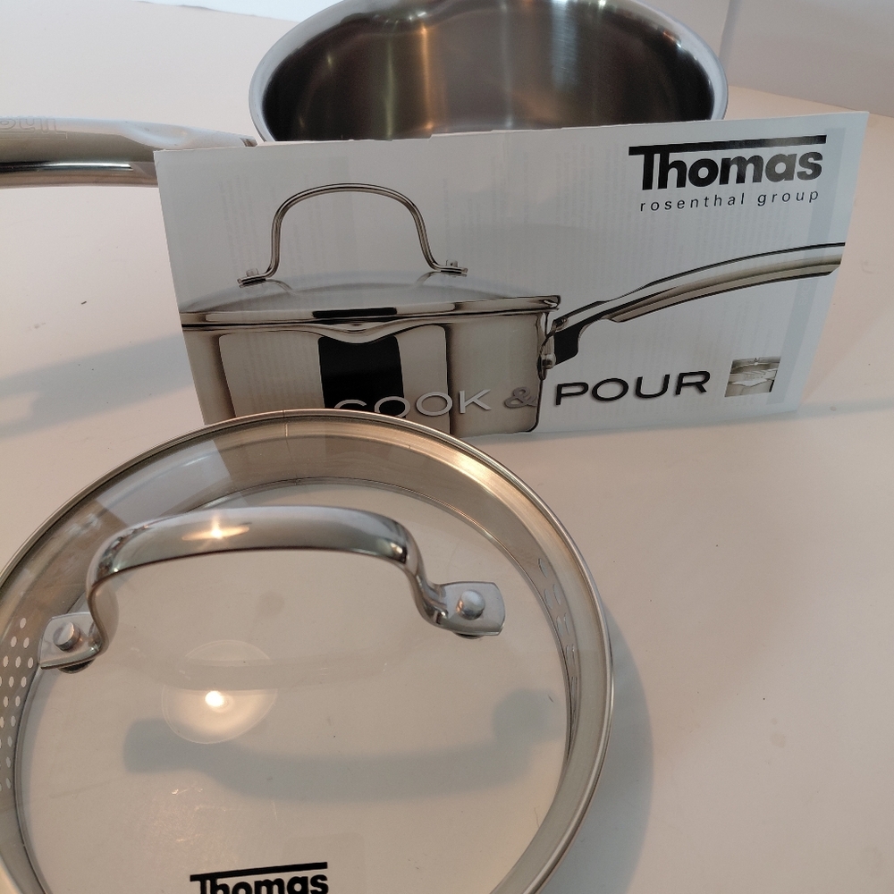 Thomas Rosental Stainless Steel Saucepan with Glass Lid - Silver - Picture 6 of 6